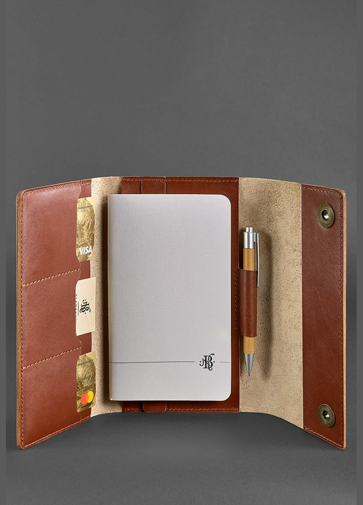 Кожаный блокнот (Софт-бук) 5.1 светло-коричневый (A-026777) BlankNote (328961641)