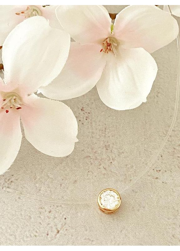 Камушек на Леске, Кристалл на Леске, Циркон на Леске, Невидимка. Позолота No Brand (361222513)