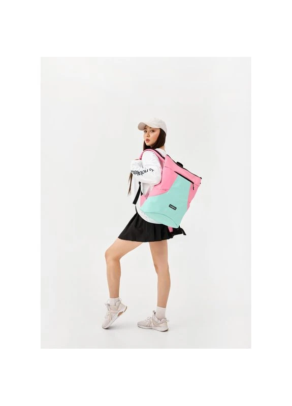 Женский рюкзак ролл RollTop X розово-мятный Sambag SB-24320714 (400734406)