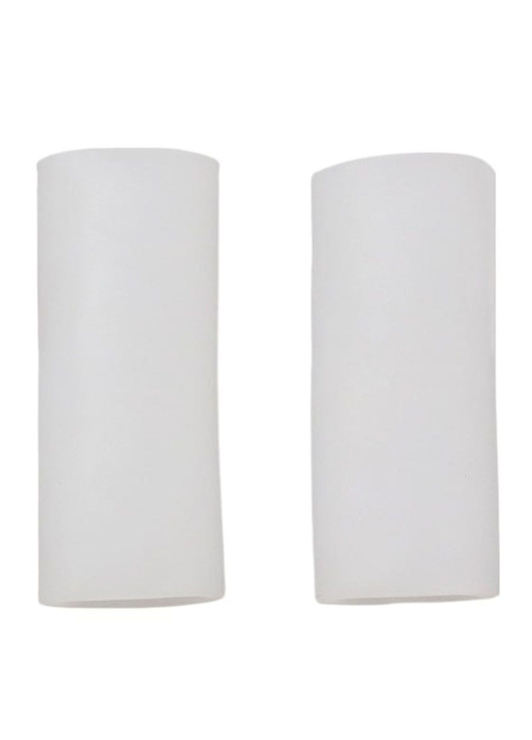 Силіконовий чохол для захисту пальців ніг та рук від мозолів та натирань білий 1 пара розмір L No Brand (324834217)