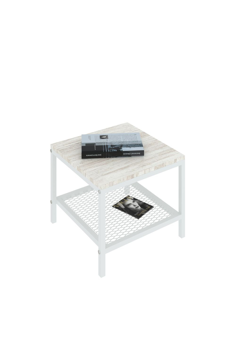 Журнальный стол P-2 55x55 Каньон белый Vian-Dizain (279550536)