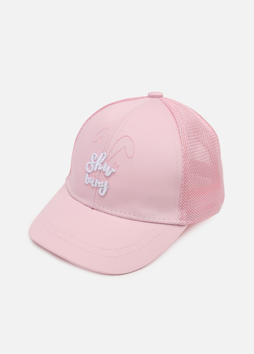 Бейсболка для дівчинки колір світло-рожевий ЦБ-00274676 No Brand (328559579)