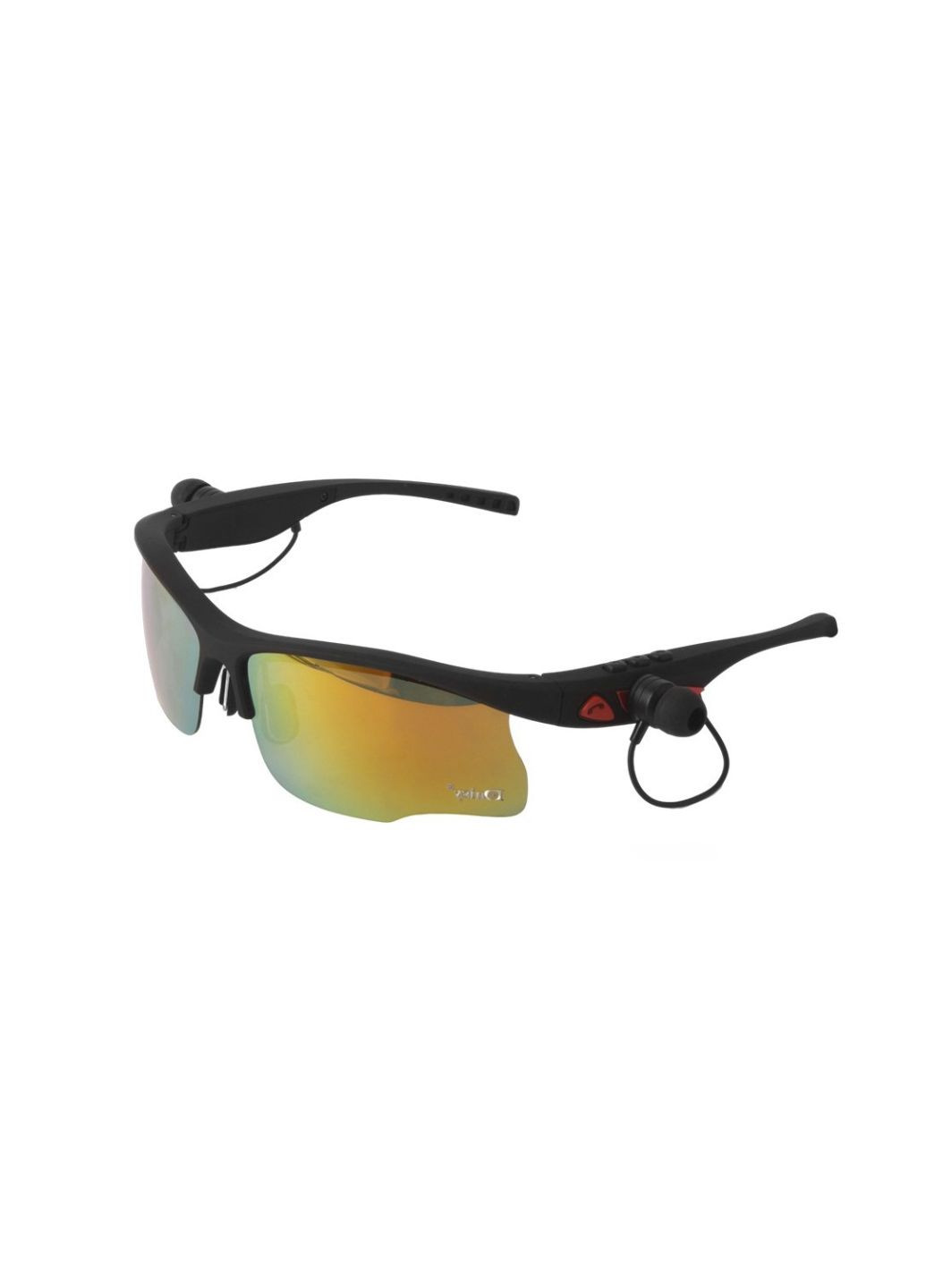 Захисні спортивні окуляри з блютуз гарнітурою 5.0 з навушниками з поляризацією+4 комплекти лінз чорні Daisy (279783397)