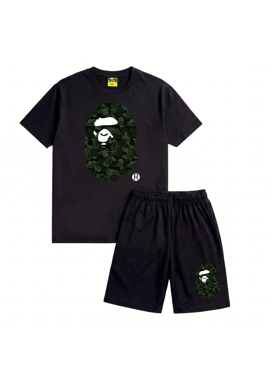 Комплект шорти+футболка Bape No Brand (389579829)