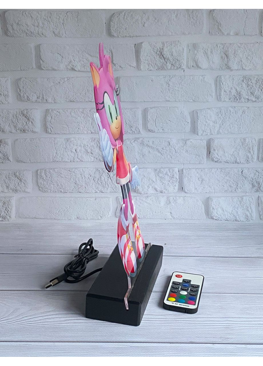 Детский ночник Ежиха Эми Роуз на чёрной подставке Creative (355396996)