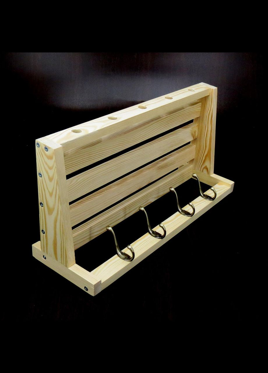 Вішалка для одягу з дерева Саррей 4 бланже (ВДО-402201) No Brand (327848877)