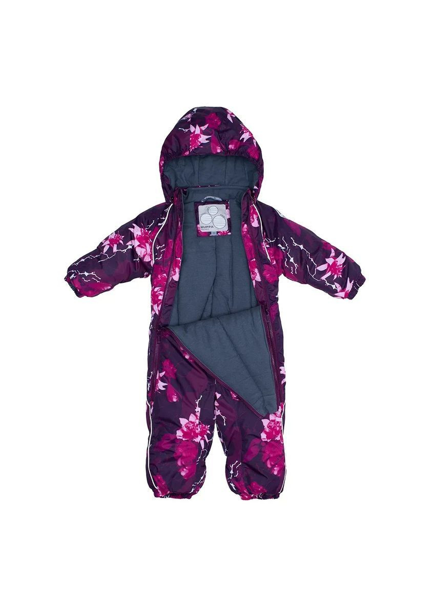 Бордова дитячий зимовий комбінезон orion 1, р.80, бордовий з принтом () Huppa 36300114-91834-080