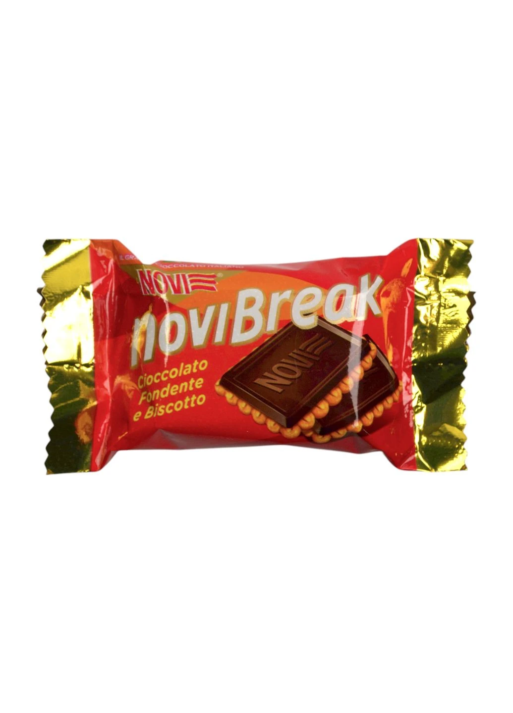 Темний шоколад Break з хрумким печивом 28 г Novi (389982826)