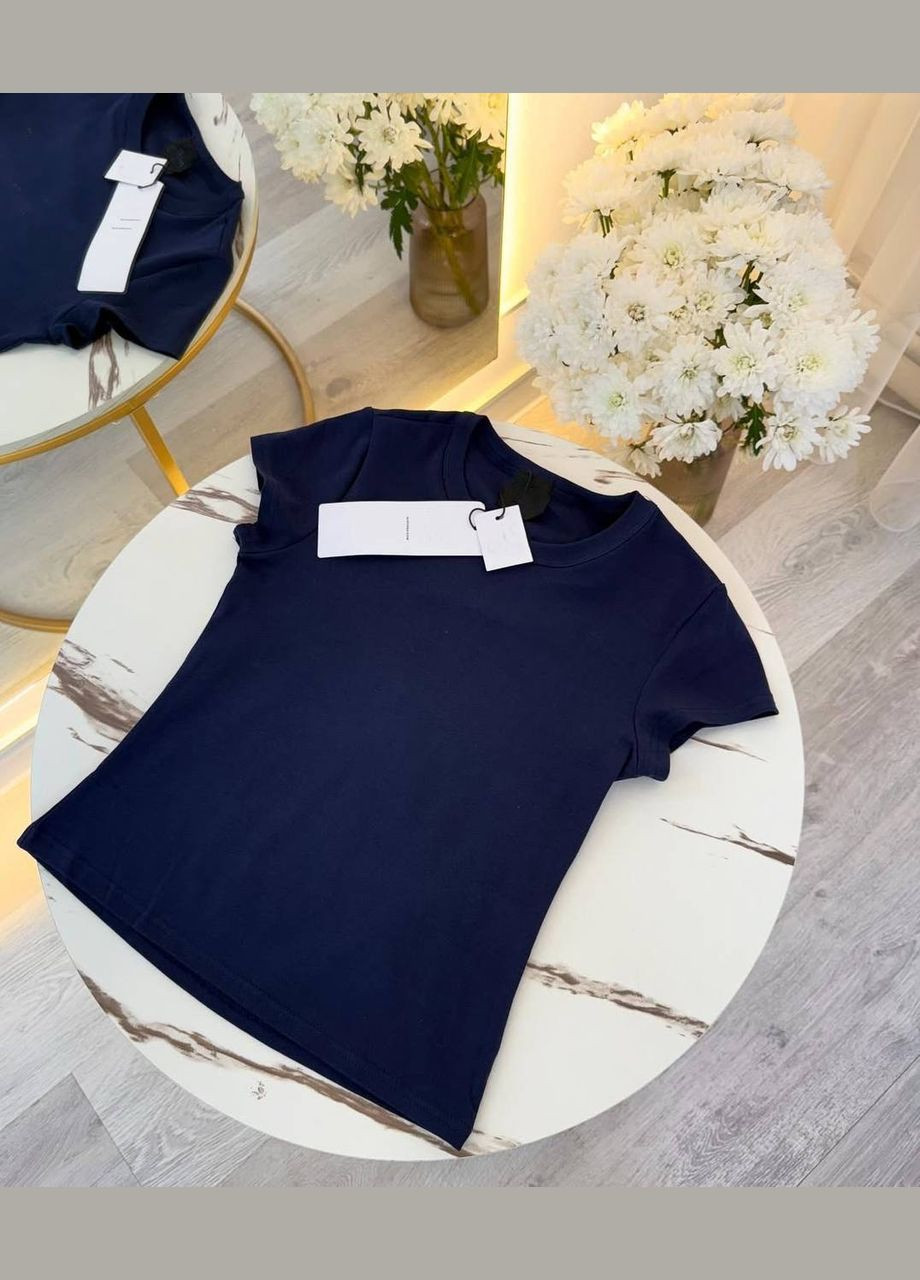 Базовая футболка с вискозой в стиле Skims Adelante - (335813594)