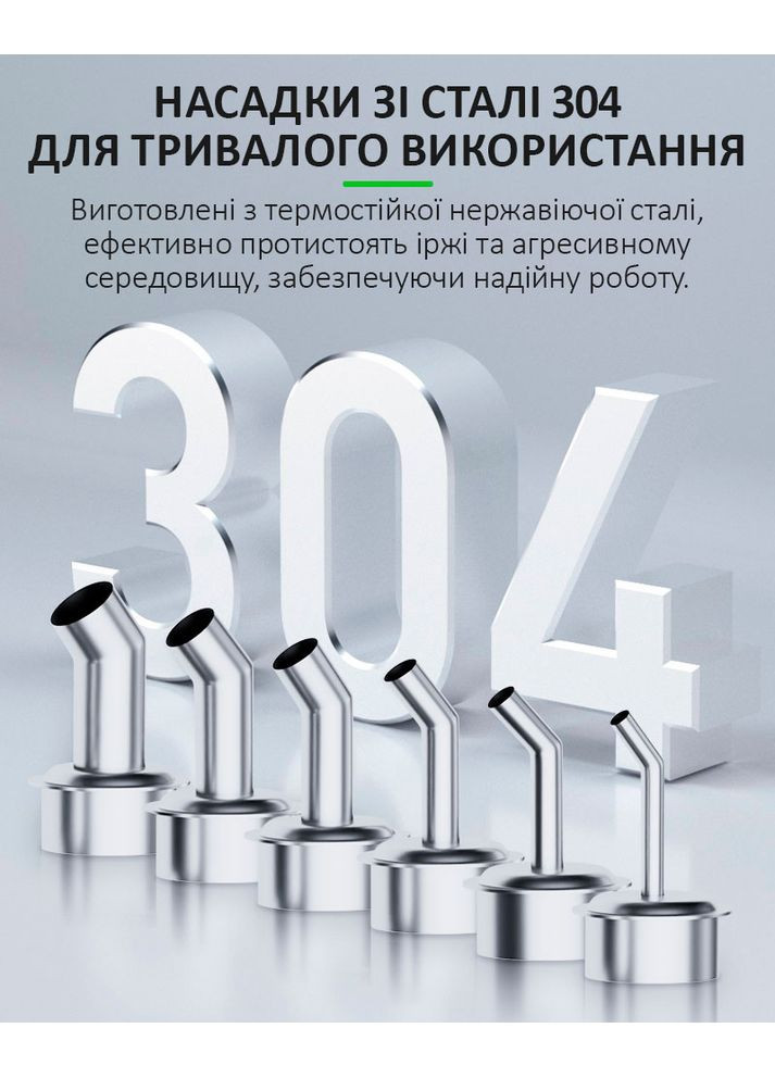 Насадка для термофена 861, 45°, 8 мм. QUICK 861/856AE/712/713/TR1300/TR1 Relife (351395083)