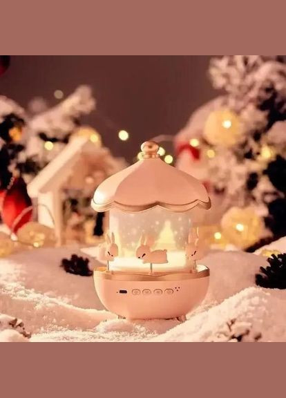 Музичний нічник-проектор з Bluetooth та пультом Карусель зайчиків WH-E11-02 MATARIX (329852289)