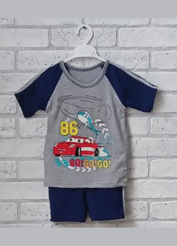 Летний костюм на мальчика с лампасы. No Brand (315408882)