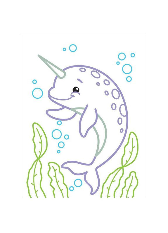 Дитячі кольорові розмальовки "Пінгвіненя" 18701, 2 3 роки Ranok Creative (369474447)