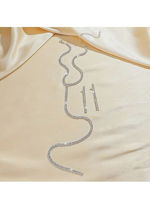 Біжутерія комплект Кольє-чокер та сережки No Brand (357256957)