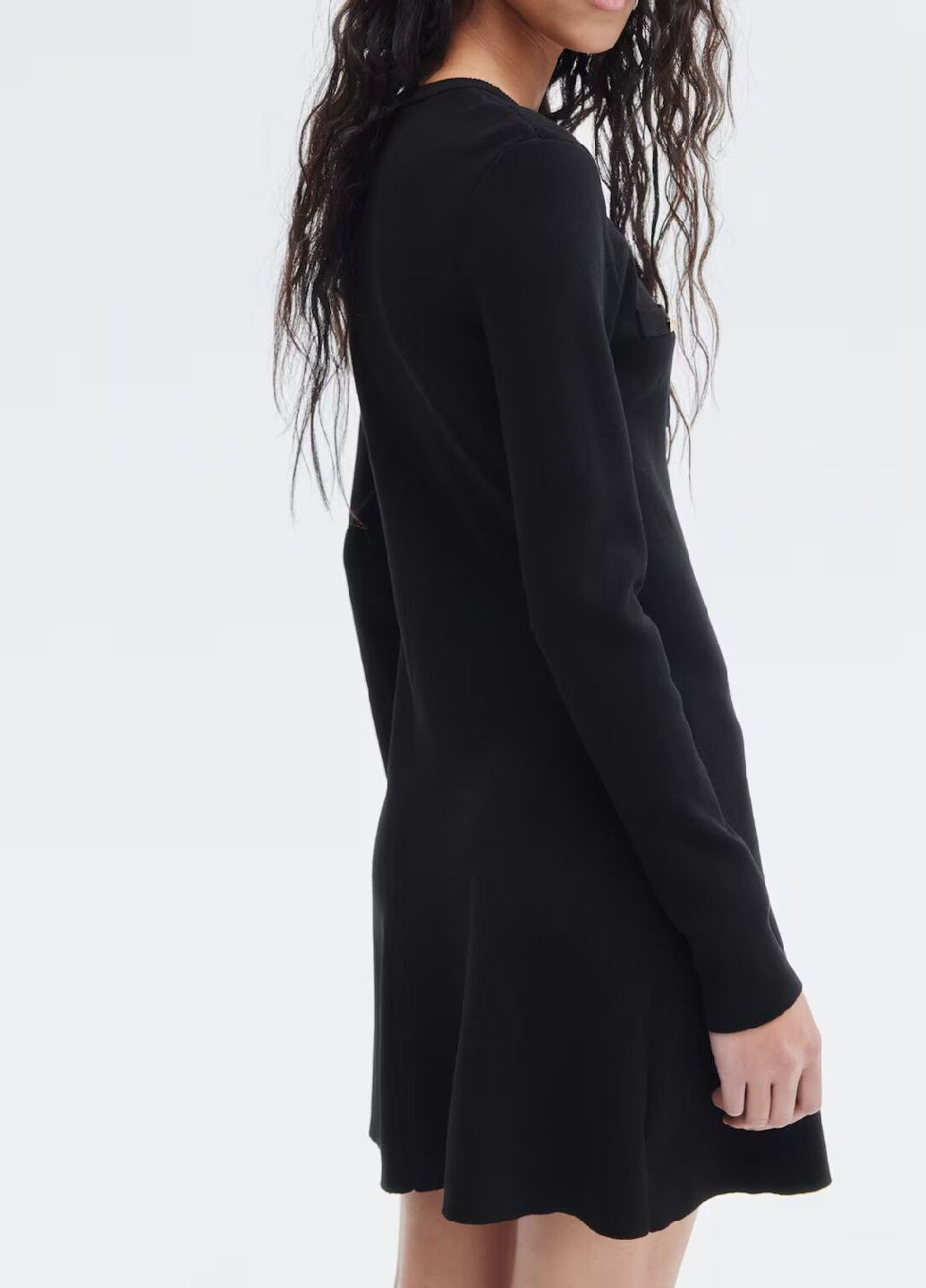 Чорна ділова сукня H&M однотонна