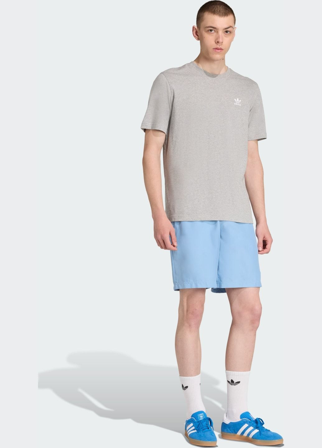 Мужские синие спортивные плавательные шорты adicolor 8-inch adidas