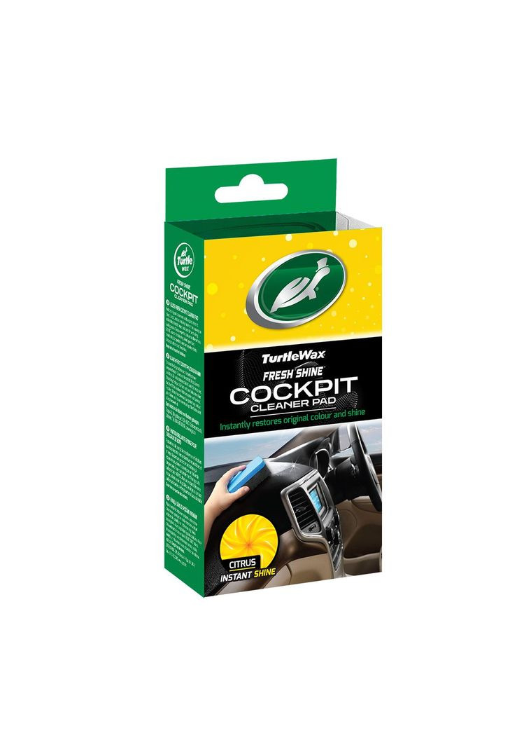 Губка для очистки приборной панели Цитрус Cockpit Cleaner Pad Turtle Wax (352750306)