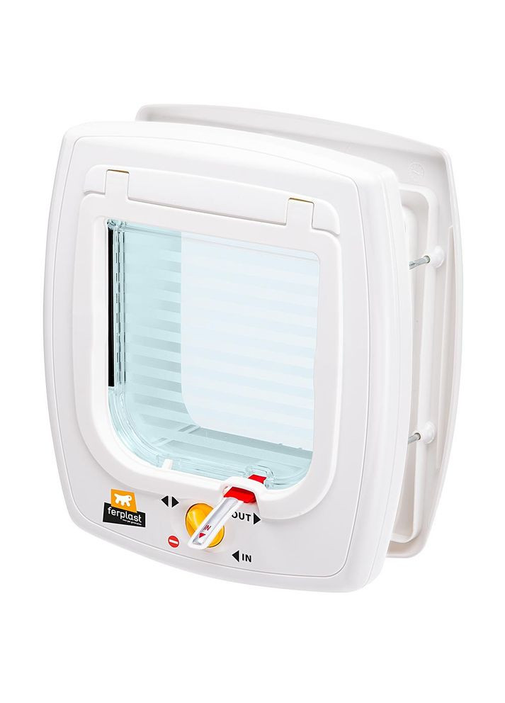 Врізна дверцята для котів Swing 7 (Ферпласт Свінг 7) Білий Ferplast (297512884)