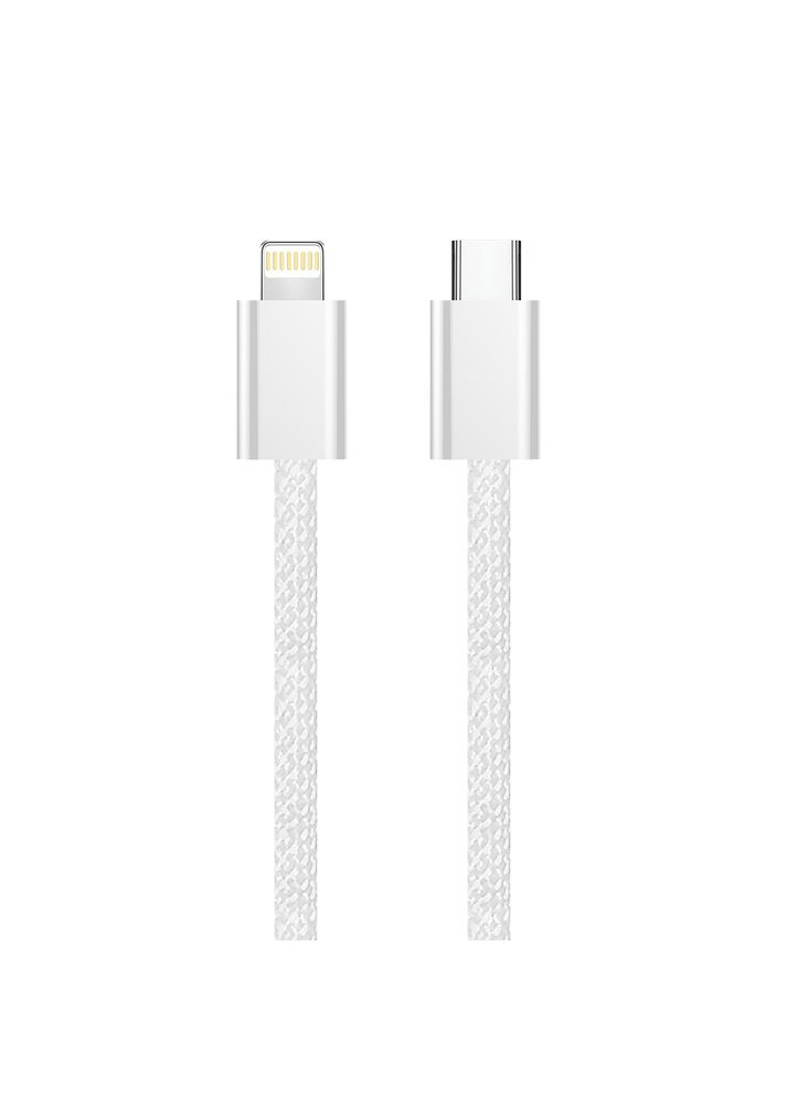 Кабель USB Type-C - Lightning (M/M), (braided cotton) (PD Fast Charging 27W), 2 м, Gray (CW-CBPDCL068-GR) Colorway (336955383)