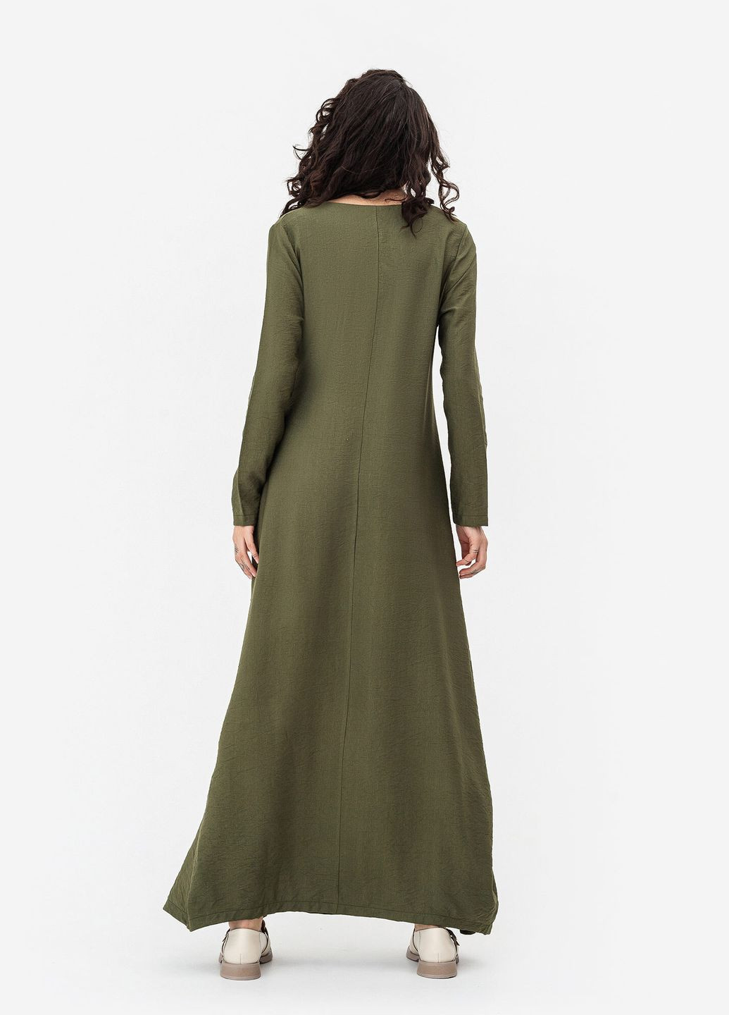 Зеленое кэжуал платье hannah Garne однотонное