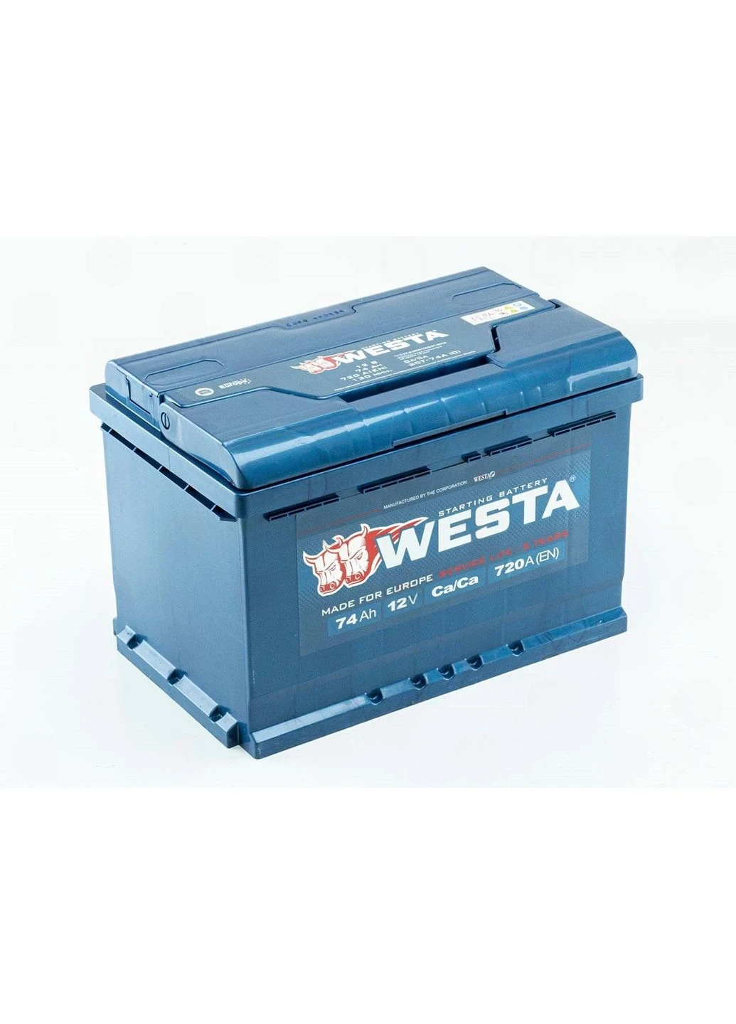 Аккумулятор Westa 74Аг 720A (L3) (0) Евро правый + Premium (382295843)