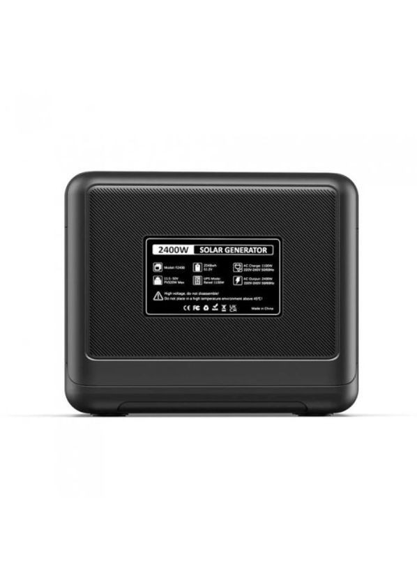 Зарядна станція F2400 чорна NEW (версія з Wi-Fi) Fossibot (372006187)