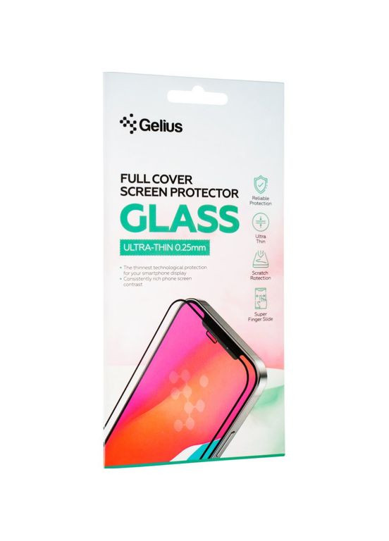 Захисне скло Full Cover Ultra-Thin 0.25mm для Oppo A57/A58 (5G) Black Gelius (317192094)