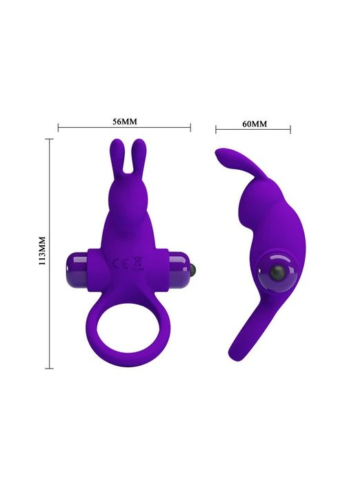 Ерекційне кільце Vibrant Penis Ring I Purple Pretty Love (383080832)
