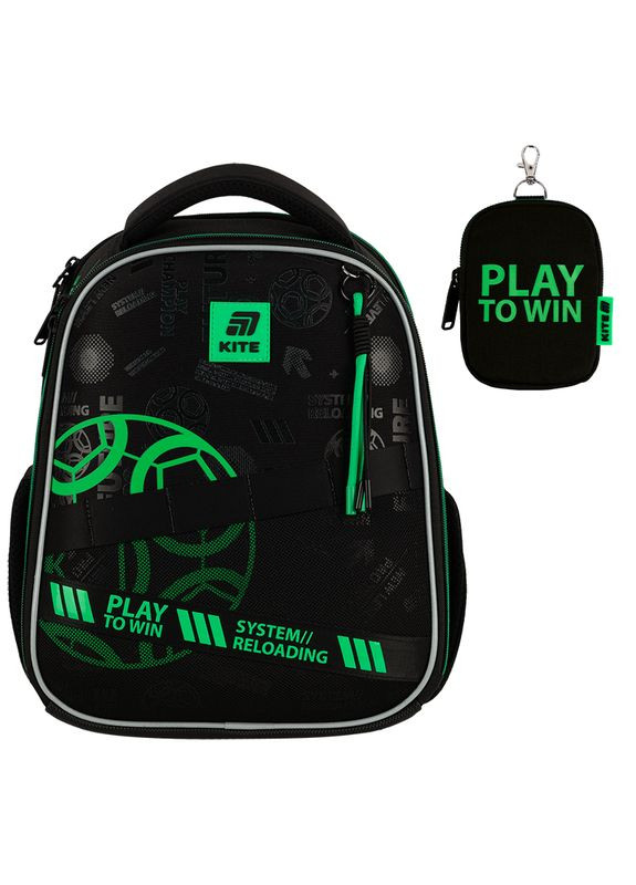 Рюкзак шкільний каркасний Education Play&Win K25-555S-2 Kite (324110873)