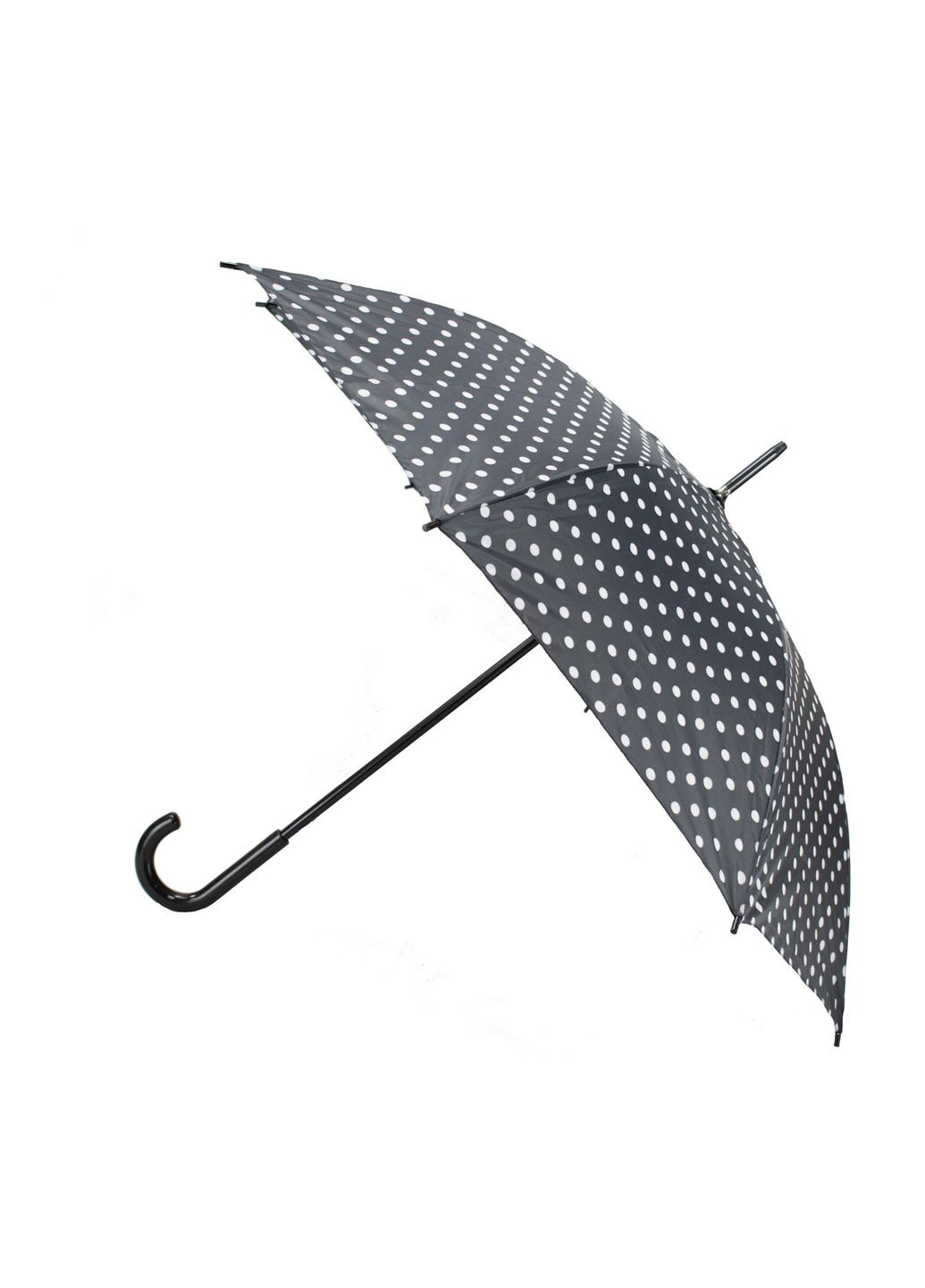 Чёрный зонтик black white dots (l2037-3) Semi Line (369636829)