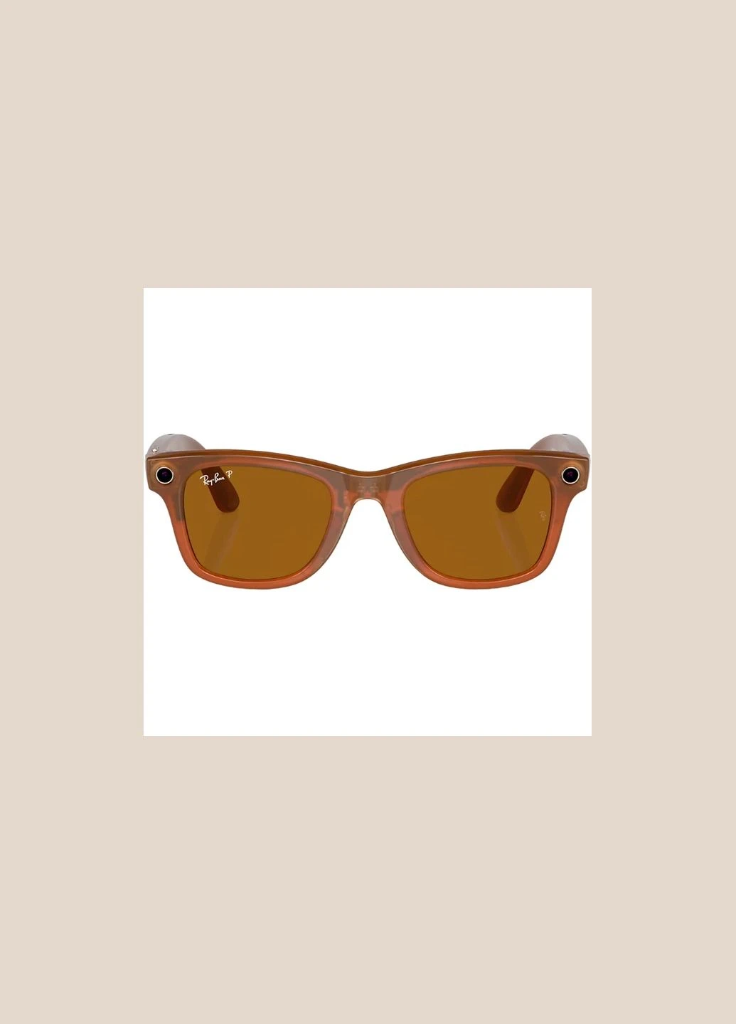 Смарт-очки Meta Wayfarer Shiny Caramel Frame Brown Lenses (RW4006 670683 50-22) [101589] Ray-Ban (389185601)
