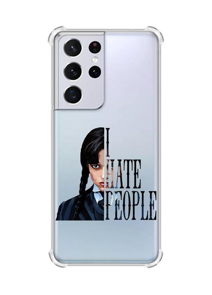 Чехол с утолщёнными углами на Samsung Galaxy S21 Ultra:: Добрая девочка (принт 215) Creative (359501084)