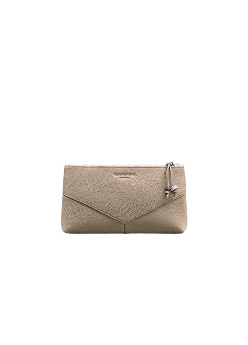 Жіноча шкіряна косметичка 1.0 світло-бежева (A-026281) BlankNote (329742952)