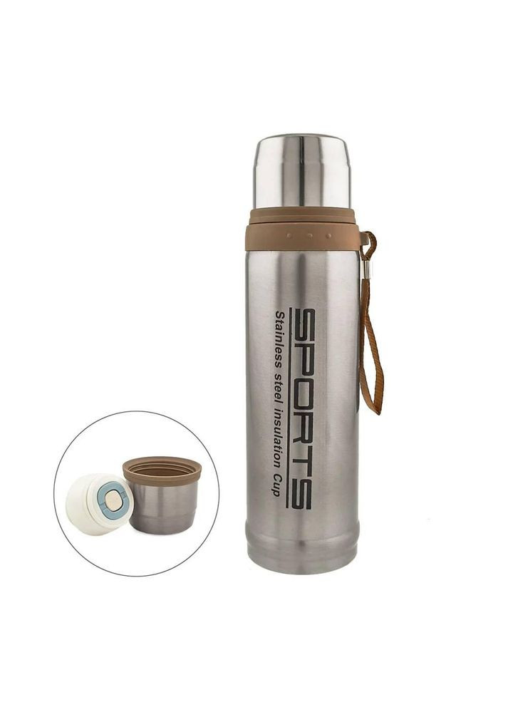 Термос из нержавеющей стали 550 мл Sports Стальной No Brand (314508425)