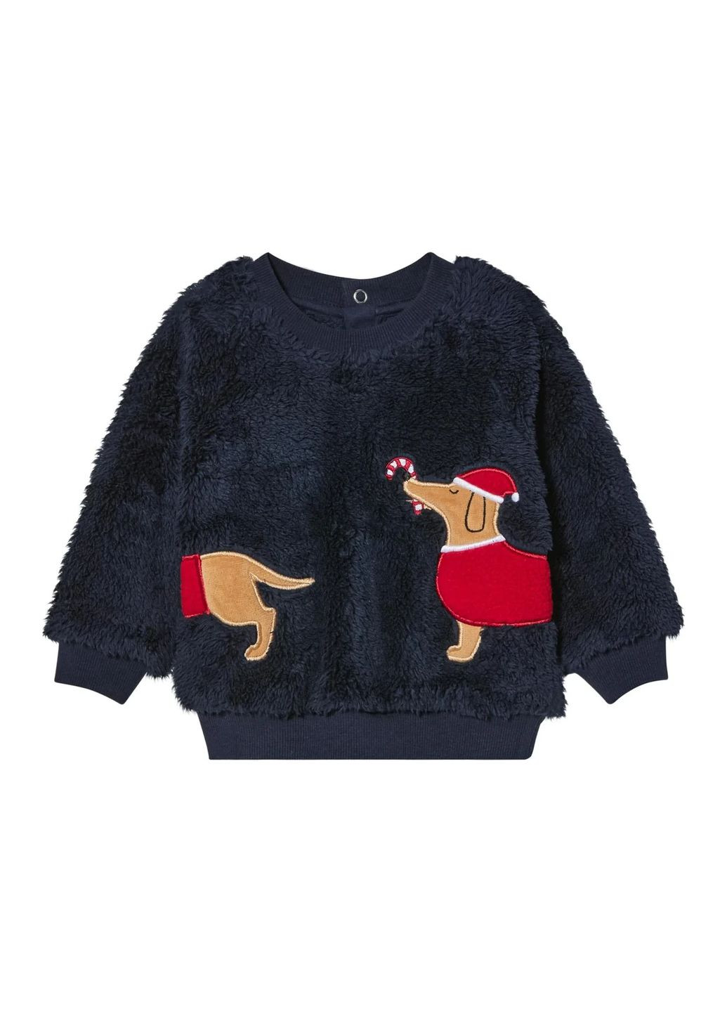 Синій зимній теплий комплект 2ка 74-80 см Lupilu