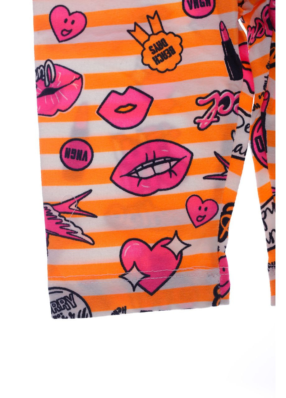 Велосипедки для девочки трикотажные Сердце оранжевый 98 см (37307) BABYKROHA (297199243)