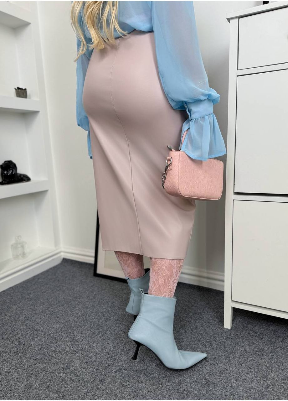 Жіноча спідниця з еко-шкіри утеплена Osoblyva (364261088)