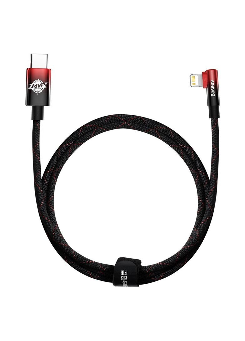 Кабель MVP 2 USB Type-C - Lightning (M/M), 20W, 1 м Black/Red (CAVP000220) Baseus (341489514)