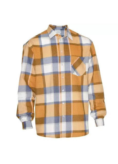 Оранжевая повседневный рубашка в клетку Ярослав