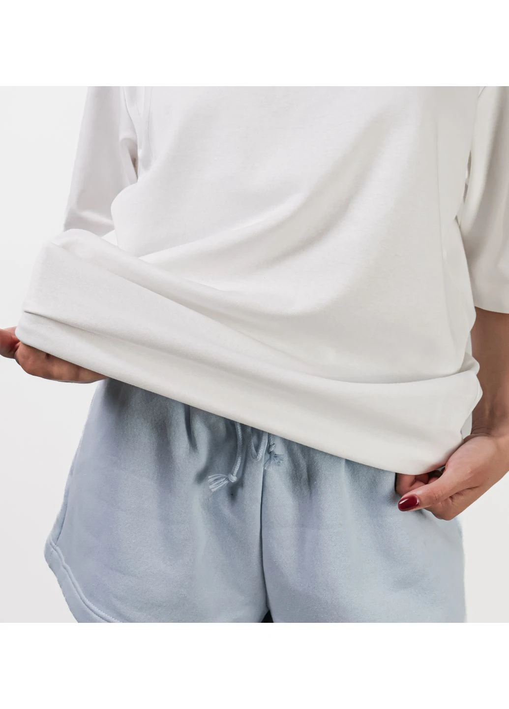 Футболка Airism Cotton Oversized Crew Neck Half-Sleeve T-Shirt White 465185-00 Uniqlo (399415546)