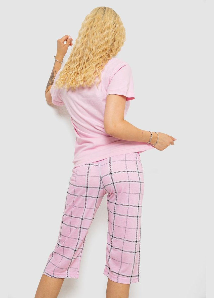 Рожева всесезон піжама жіноча з принтом,, 243r10230 Le'Maries