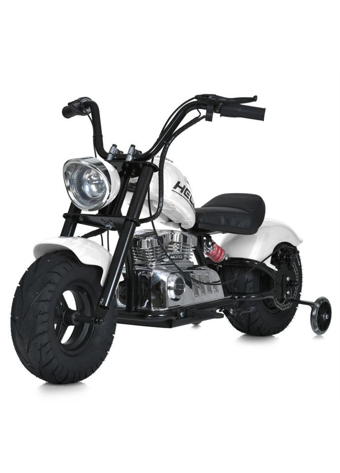 Детский электромобиль мотоцикл до 80 кг для детей от 5 лет с аккумулятором и музыкой Bambi Racer (368757064)