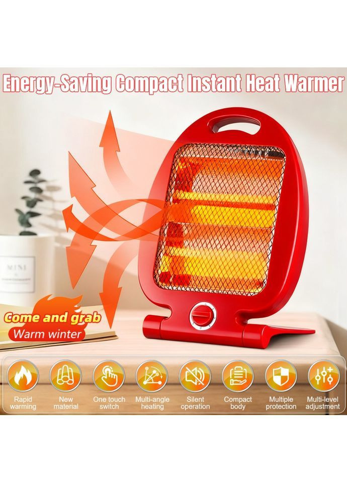 Електричний підлоговий обігрівач GR90D кварцовий 2 режими Червоний VTech (369623421)