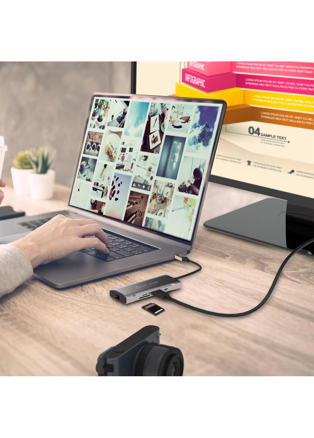 Док-станция USB-C 7-в-1 (JCD393-N) J5create (383061047)