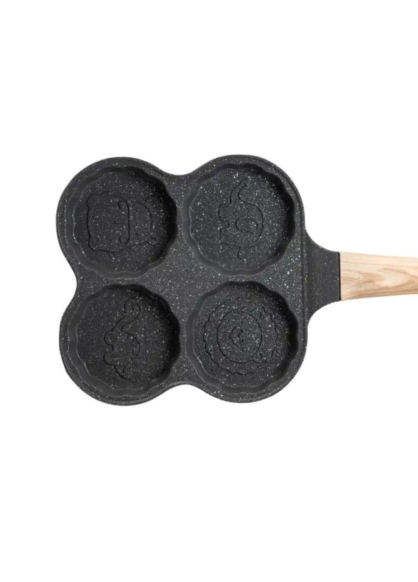 Сковорода для оладок, яєць, панкейків порційна на 4 секції антипригарна HP39576C (A-032784) Breakfast (346267184)