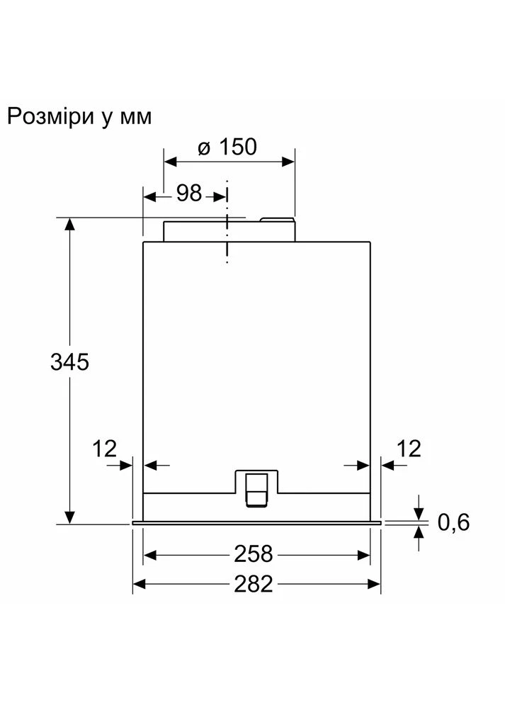 Вытяжка DLN56AC60 Bosch (387740925)