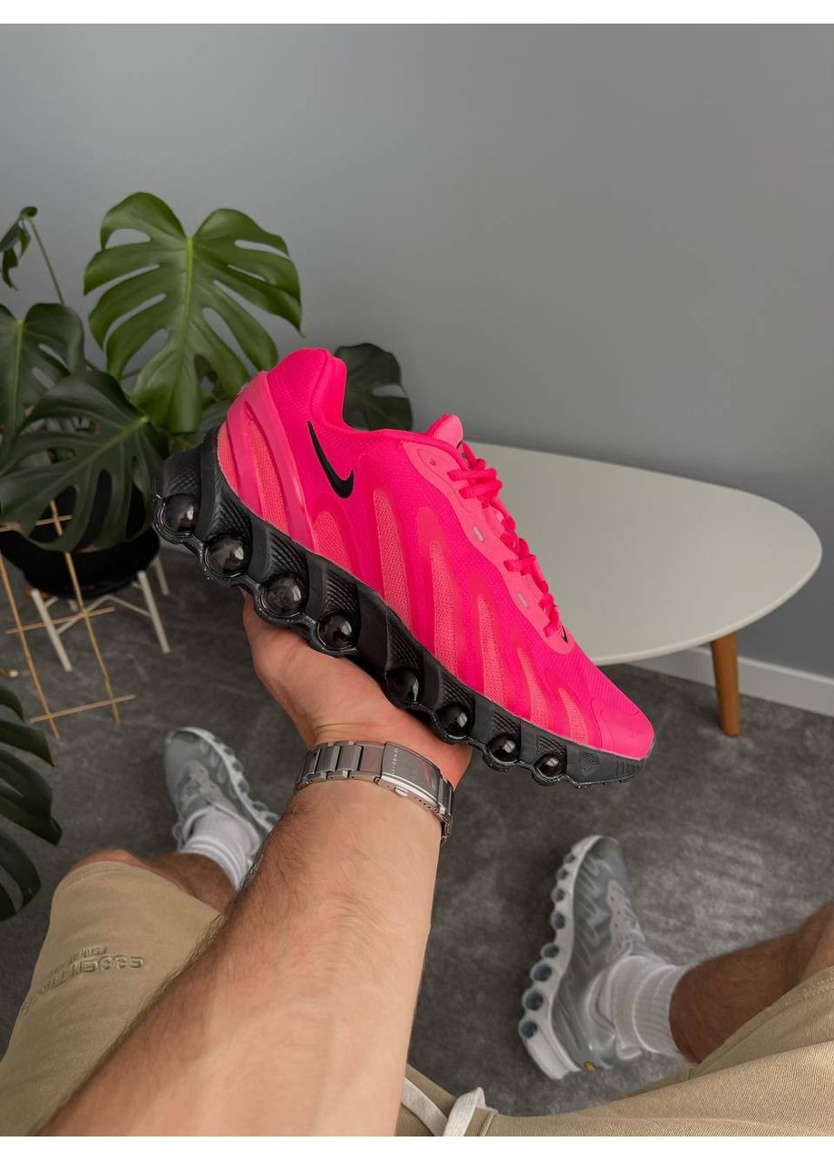 Рожеві Осінні кросівки чоловічі і жіночі nike air max dn8 pink black | найк еір макс дн8 рожеві No Brand