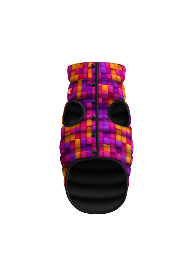 Курточка для собак Clothes малюнок "Куби 3Д",, В 61-65 см, С 38-42 см WAUDOG (322002331)