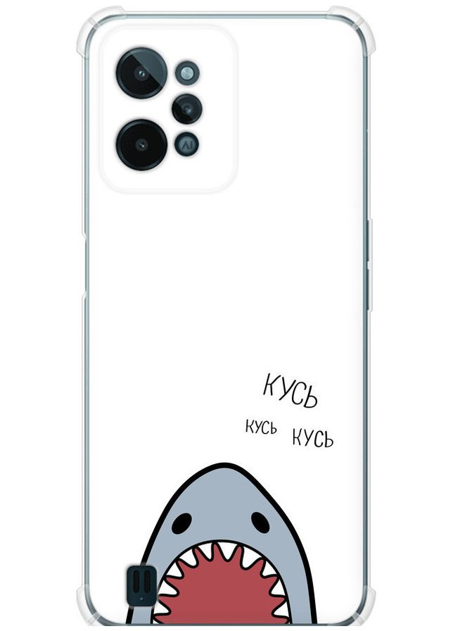 Силіконовий протиударний с посиленими кутами чохол 'Акула' для Endorphone Realme C31 (315634672)