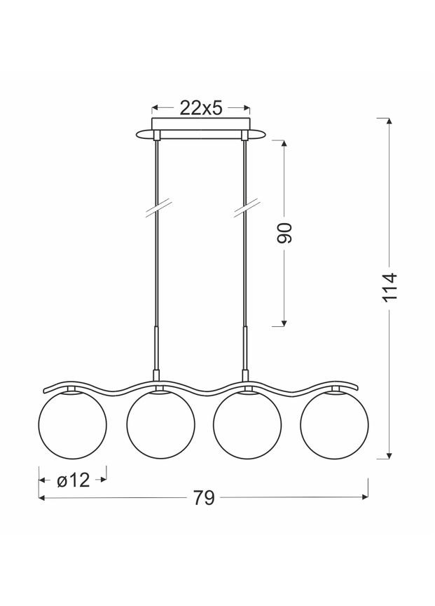 Люстра Ramon (34-01412) Candellux (361312577)